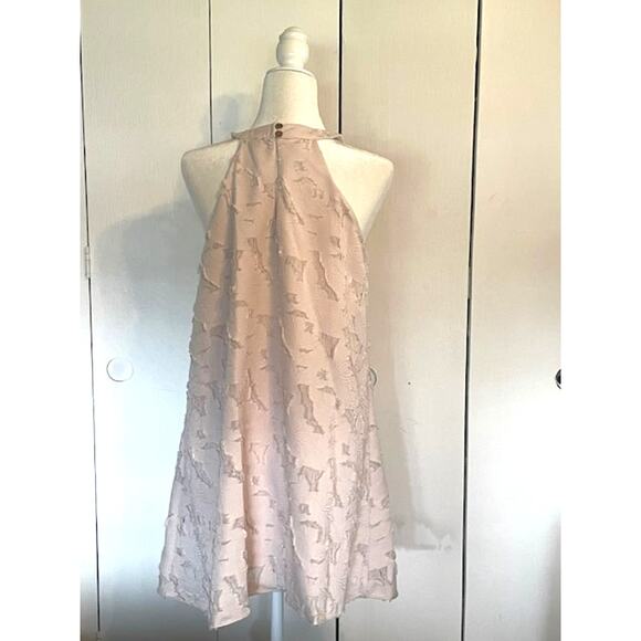 GB Women's Size Large Sleeveless Halter Dress Pink - Picture 3 of 7